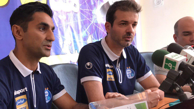 اختصاصی/ کنفرانس خبری استراماچونی پیش از بازی با گل ریحان البرز