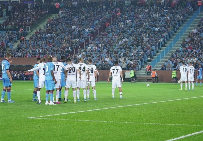 سوپرلیگ ترکیه/ جهش ۱۰ پلهای ترابزوناسپور با شکست بشیکتاش