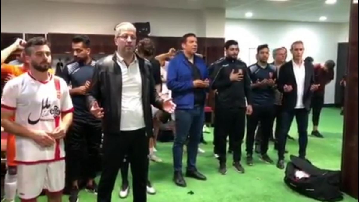 رختکن تیم شهرخودرو خراسان پس از پیروزی مقابل نساجی مازندران