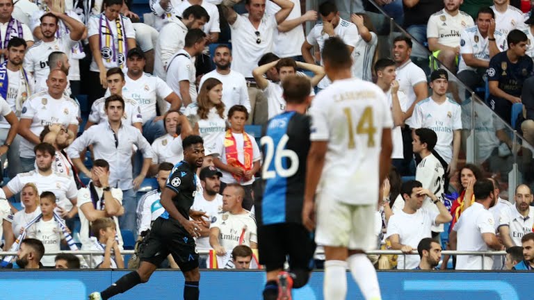 گل دوم کلوب بروژ به رئال مادرید (دبل امانوئل)