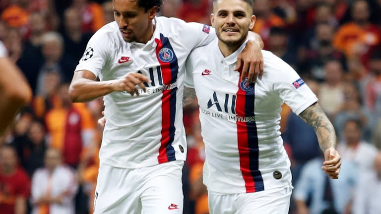 گل اول پاری سن ژرمن به گالاتاسرای (ایکاردی)