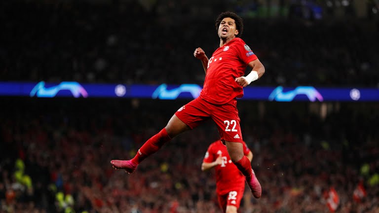 گل چهارم بایرن مونیخ به تاتنهام (دبل گنابری)