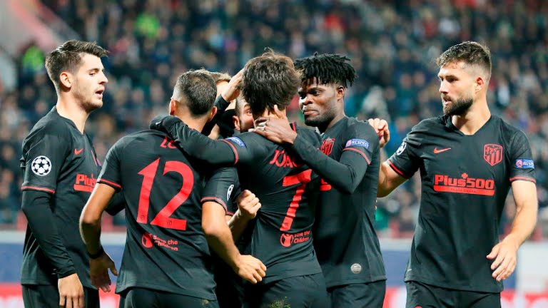 گل اول اتلتیکو مادرید به لوکوموتیو مسکو (ژوآو فلیکس)