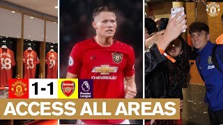 حواشی بازی منچستریونایتد 1-1 آرسنال از نگاه دوربین منچستری ها