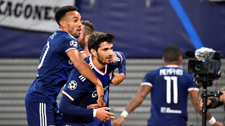 گل دوم لیون به لایپزیش (مارتین)