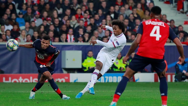 گل دوم چلسی به لیل (ویلیان)