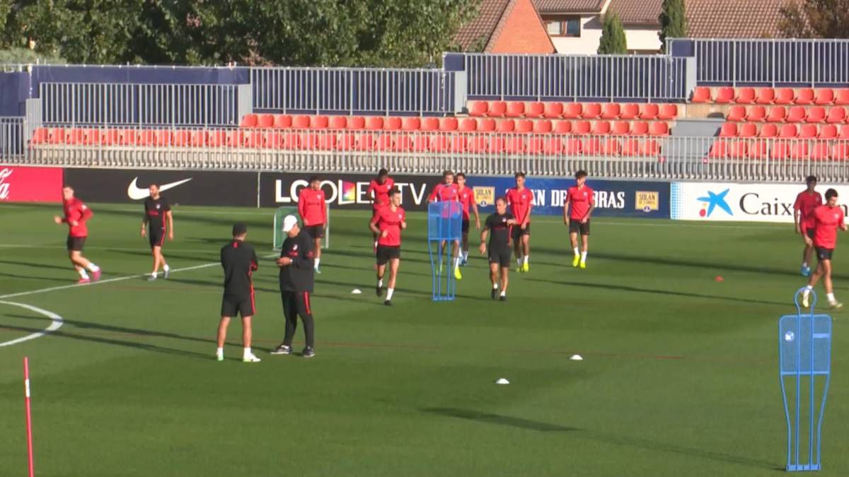 اولین تمرین اتلتیکو مادرید پس از برتری مقابل لوکوموتیو در لیگ قهرمانان اروپا