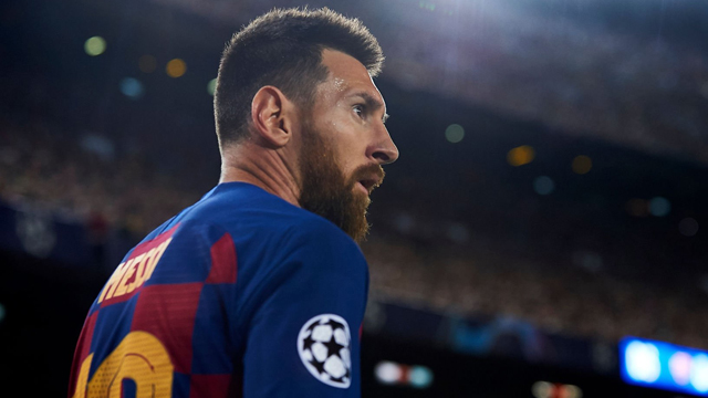 عملکرد لیونل مسی در بازی بارسلونا - اینتر