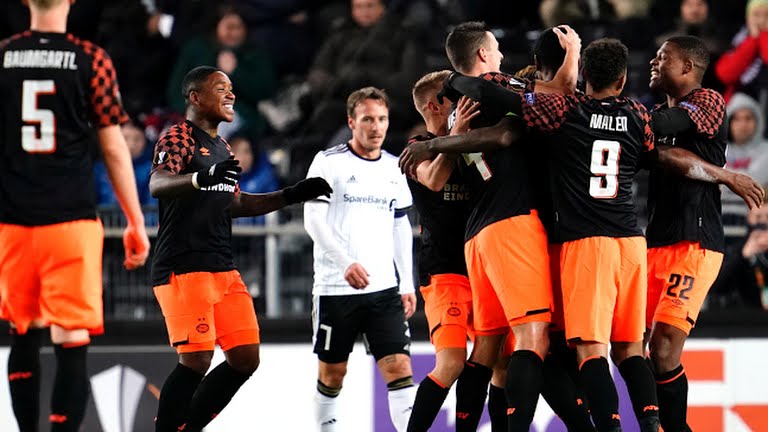 خلاصه بازی روزنبرگ 1-4 آیندهوون