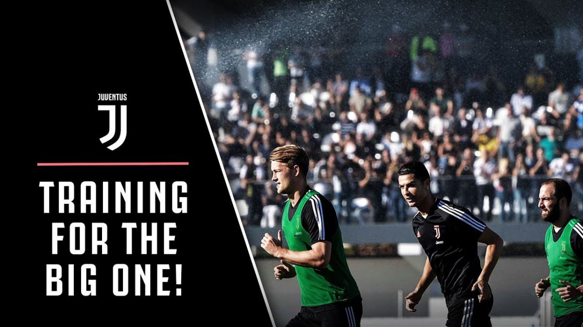 تمرین یوونتوس برای تقابل با اینتر میلان در سری آ 20-2019