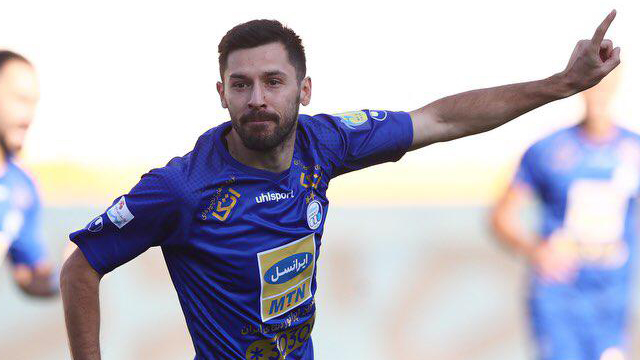 گل اول استقلال به گل گهر (میلیچ)