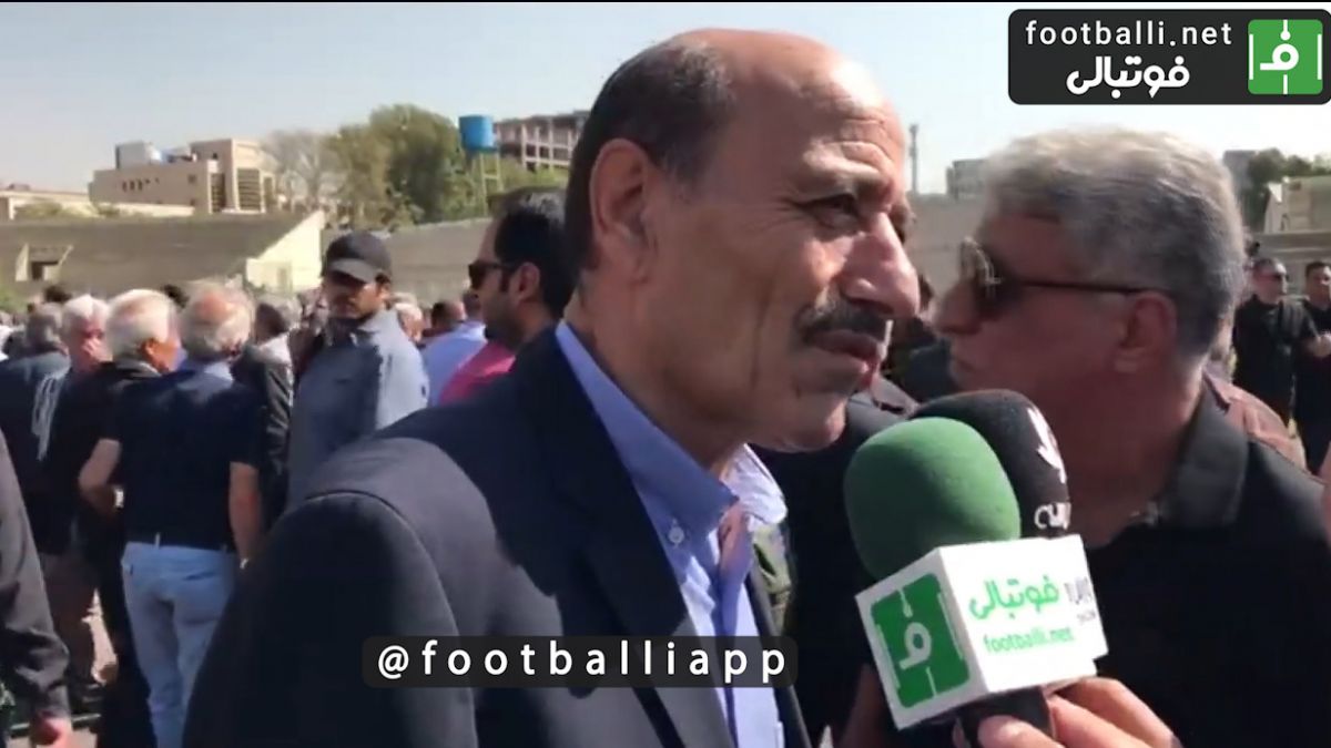 اختصاصی/صحبت های جلال طالبی در مراسم تشییع پیکر مرحوم جعفر کاشانی