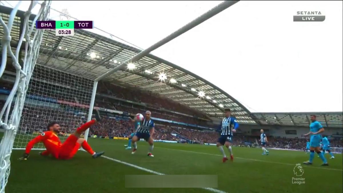 مصدومیت وحشتناک هوگو لوریس بعد از دریافت گل از برایتون!