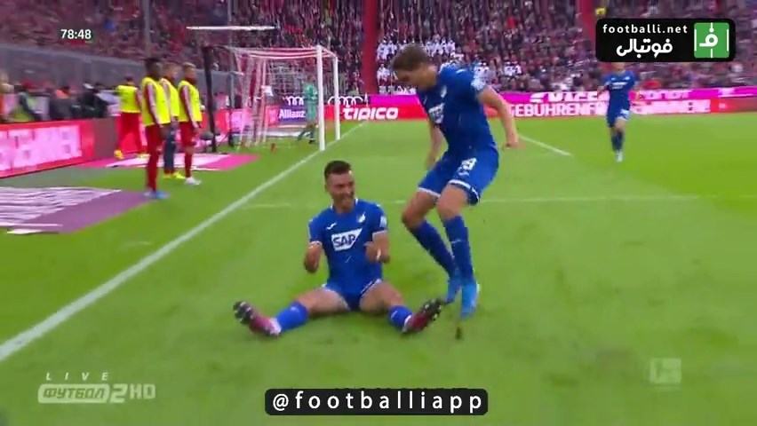 گل دوم هوفنهایم به بایرن مونیخ (ادمیان)