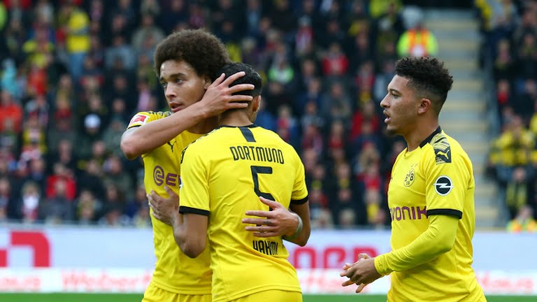 گل دوم دورتموند به فرایبورگ (حکیمی)