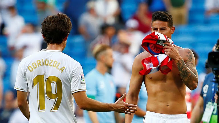 گل چهارم رئال مادرید به گرانادا (جیمز رودریگز)