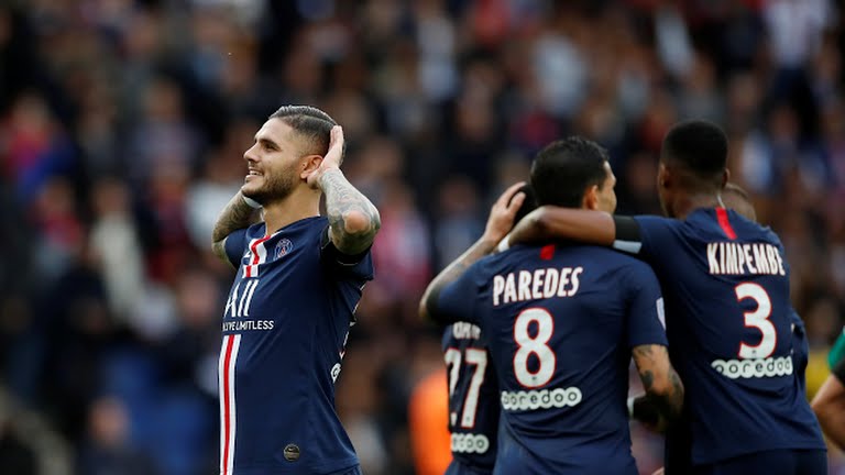 گل دوم پاری سن ژرمن به آنژه (ایکاردی)