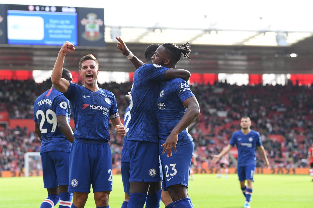 گل چهارم چلسی به ساوتهمپتون (میچی باتشوایی)