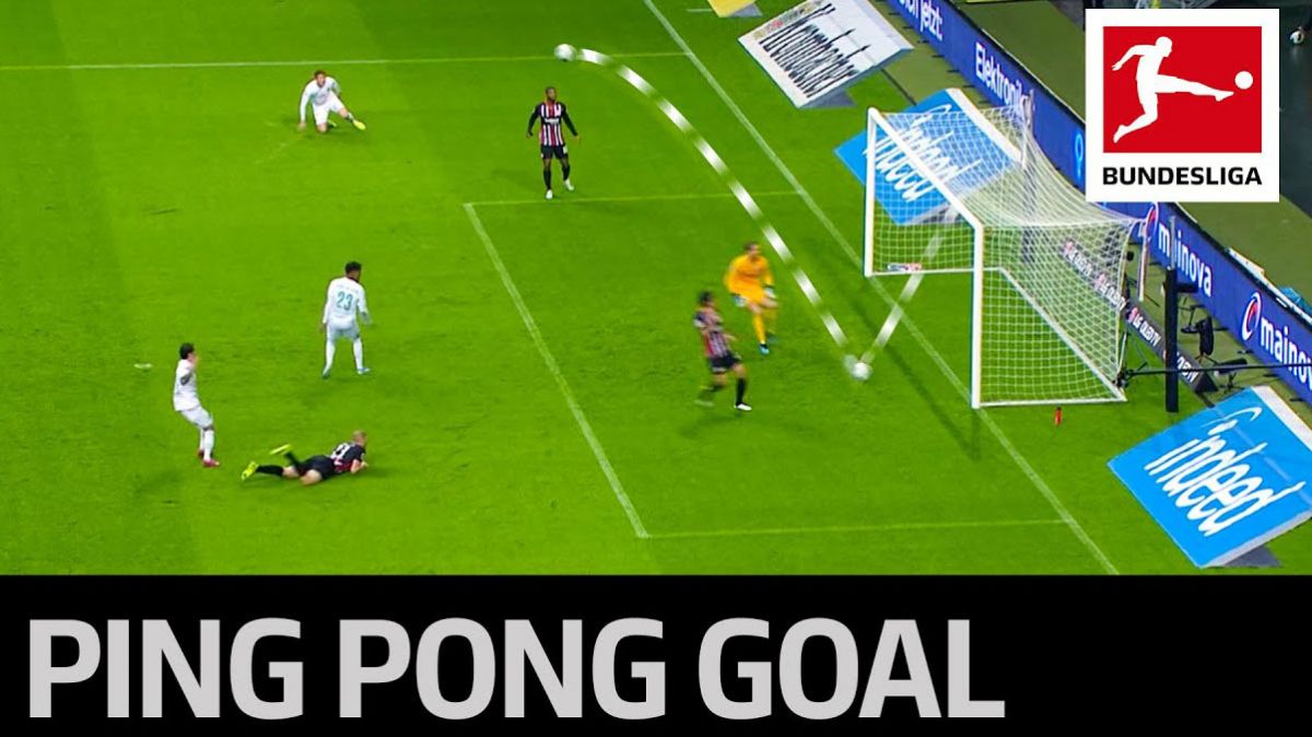 گل پینگ پنگی عجیب کلاسن برای وردربرمن مقابل اینتراخت فرانکفورت