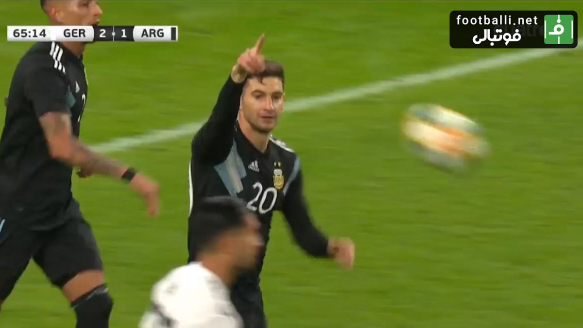 گل اول آرژانتین به آلمان (آلاریو)