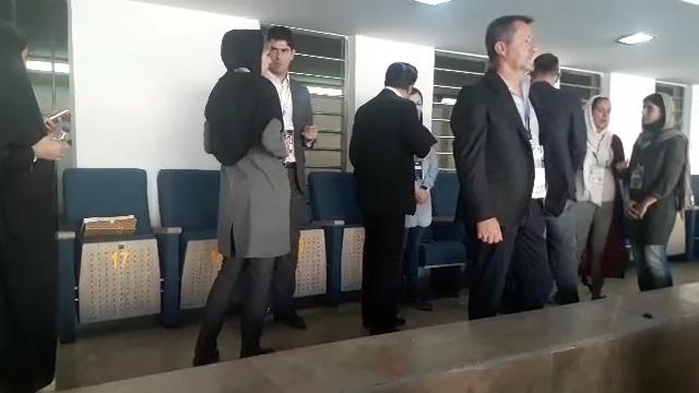 اختصاصی/ حضور نمایندگان فیفا در جایگاه خبرنگاران ورزشگاه آزادی