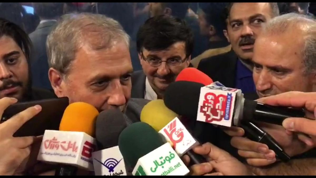 اختصاصی/ صحبت های مهدی تاج و علی ربیعی، سخنگوی دولت بعد از بازی ایران -کامبوج