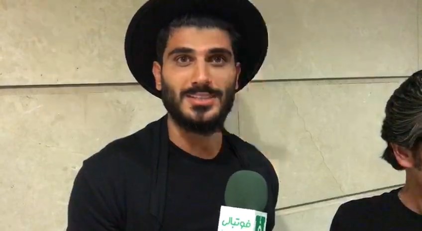 اختصاصی/ مصاحبه جالب میلاد زکی پور پس از تماشای فیلم آبی به رنگ آسمان