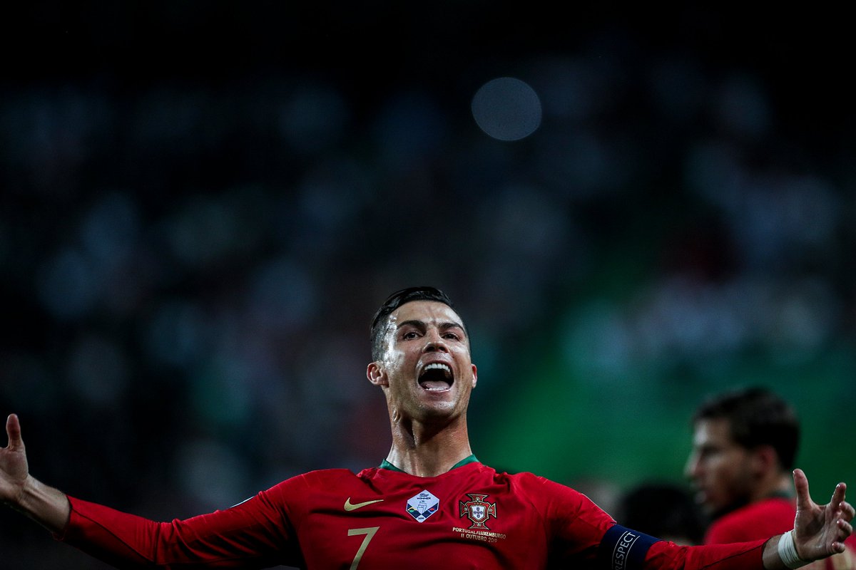 گل چیپ و زیبای رونالدو مقابل لوکزامبورگ