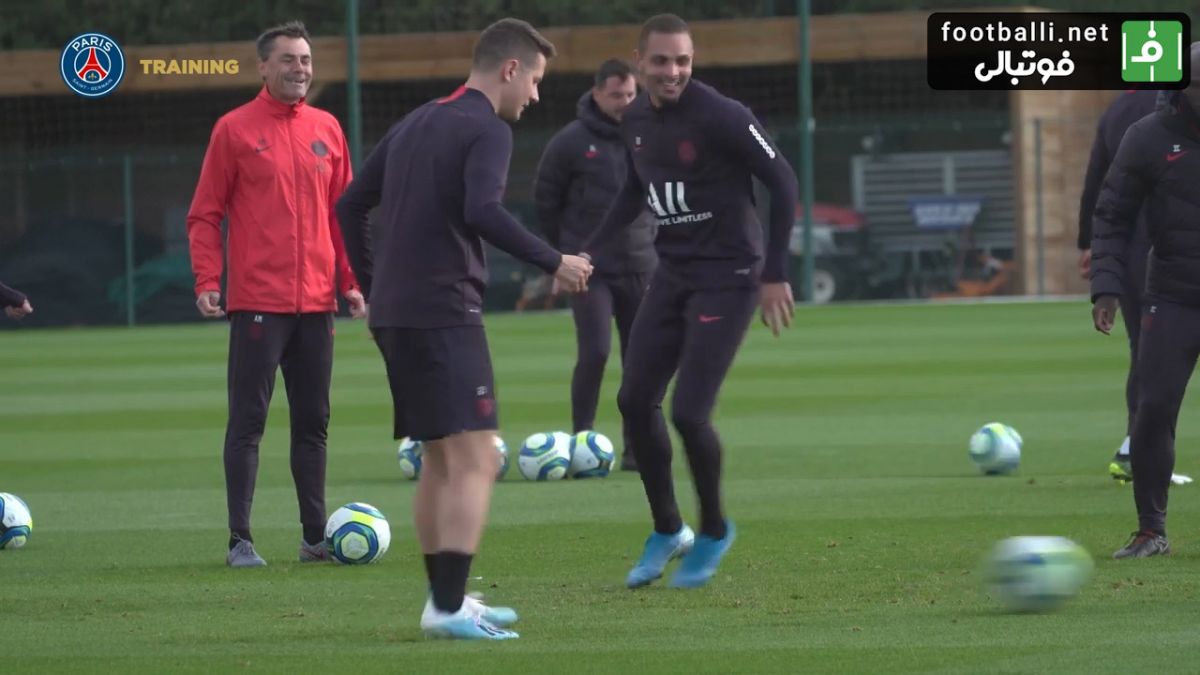 تمرین امروز پاری سن ژرمن ( 22 مهر)