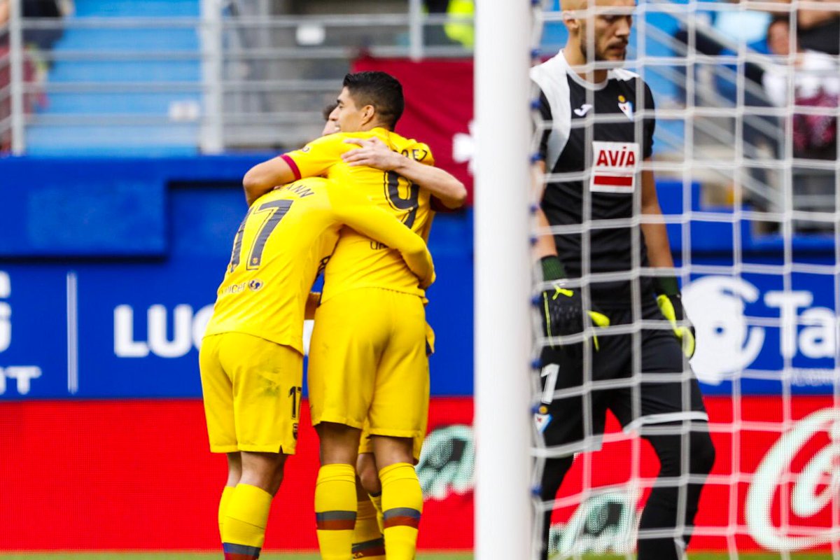 گل دوم بارسلونا به ایبار (لیونل مسی)