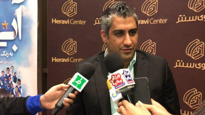 اختصاصی/صحبت های فرزاد مجیدی پس از تماشای فیلم آبی به رنگ آسمان