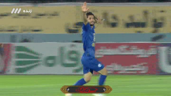 گل دوم استقلال به سایپا (محمد دانشگر)