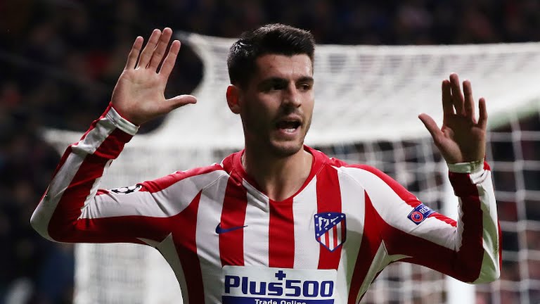 گل اول اتلتیکو مادرید به بایر لورکوزن (آلوارو موراتا)