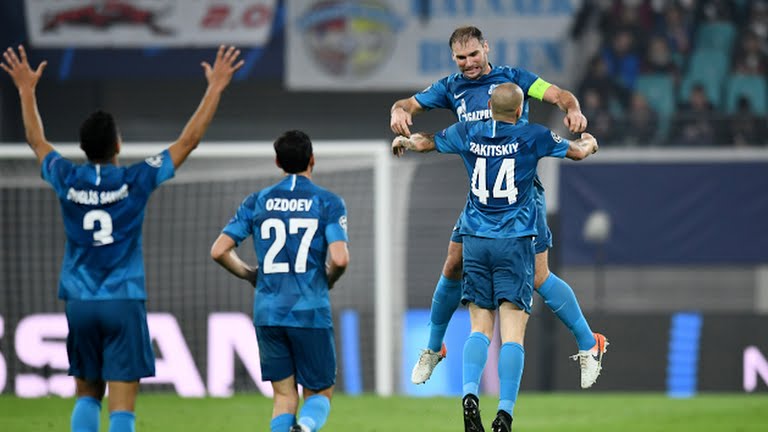 گل اول زنیت به لایپزیش (یاروسلاف راکیتسکیف)