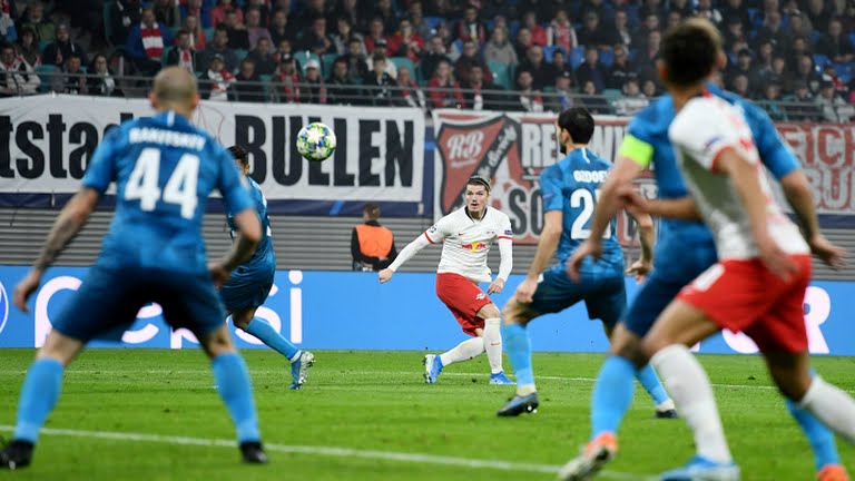 گل دوم لایپزیش به زنیت (سوپرگل مارسل زابیتسر)