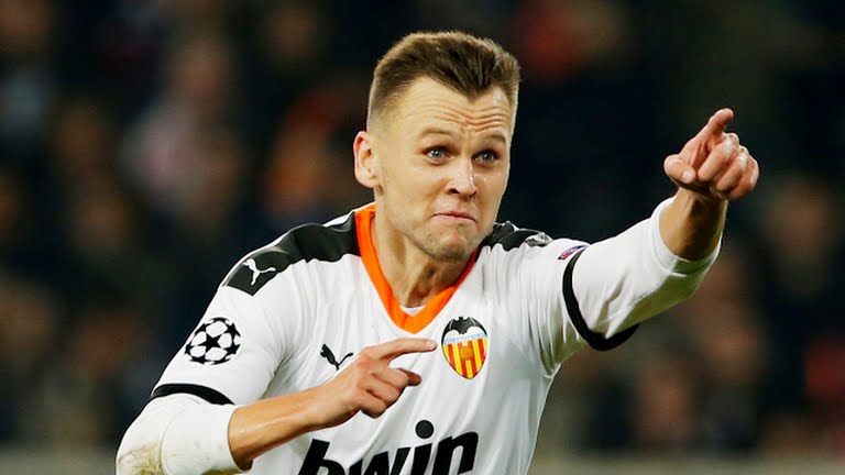 گل اول والنسیا به لیل (دنیس چریشف)