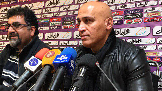 اختصاصی/ کنفرانس خبری منصوریان، سرمربی ذوب آهن پیش از بازی با پیکان