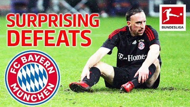 5 شکست شوک آور بایرن مونیخ در بوندسلیگا