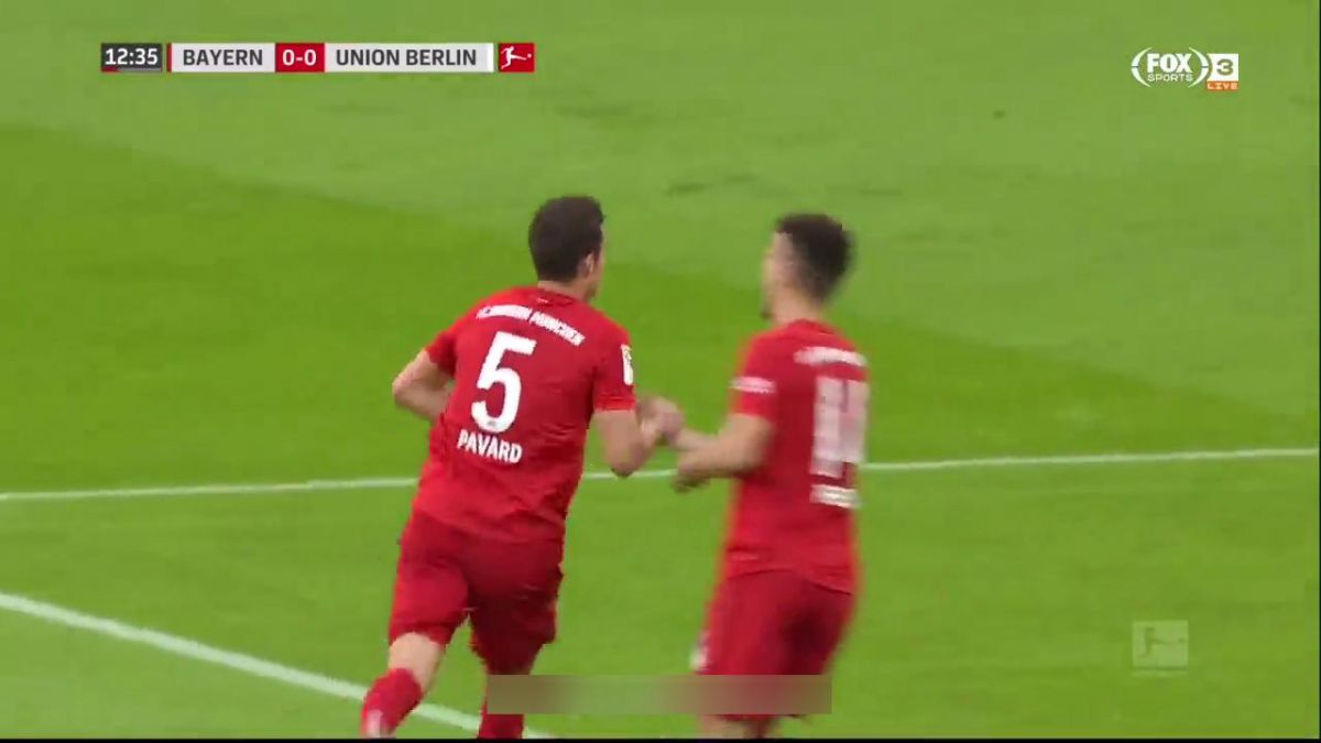 گل اول بایرن مونیخ به یونیون (پاوارد)