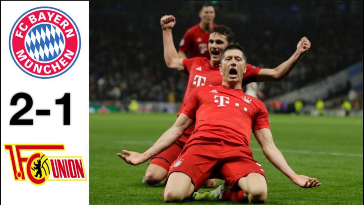خلاصه بازی بایرن مونیخ 2-1 یونیون