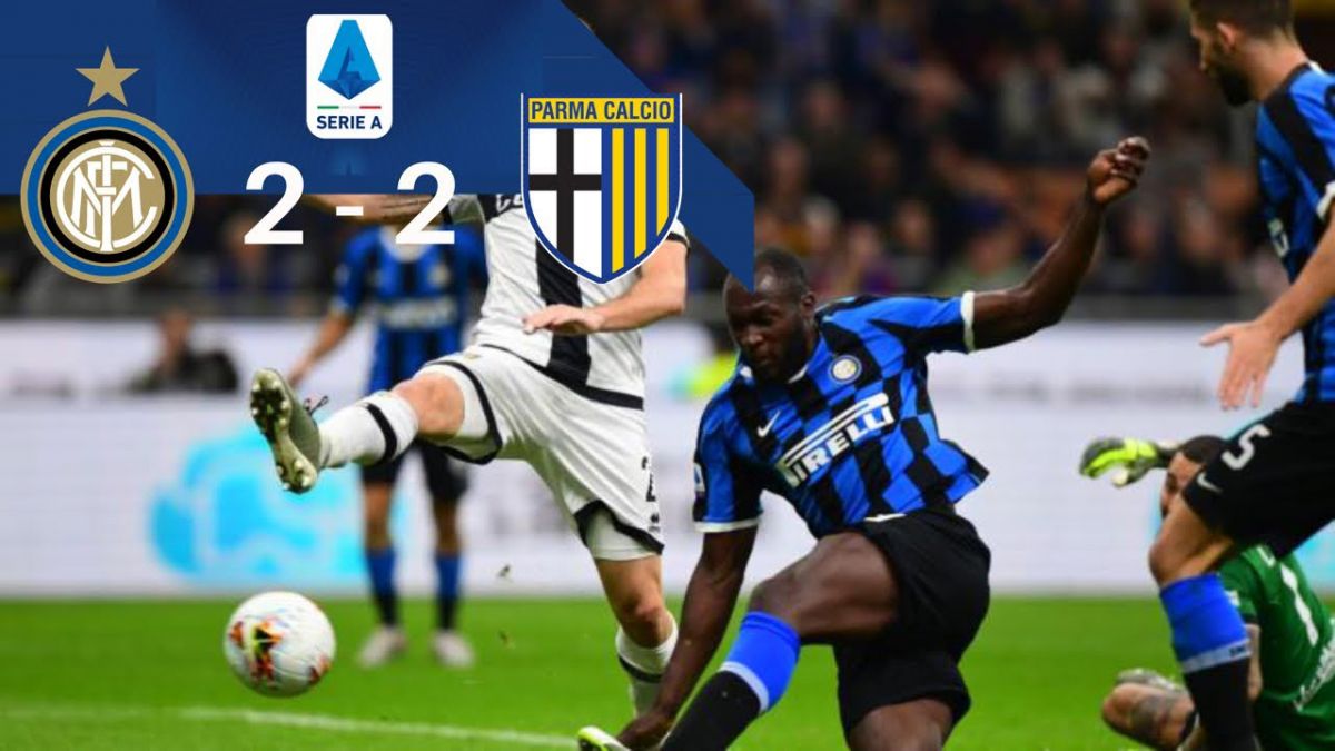 خلاصه بازی اینتر 2-2 پارما