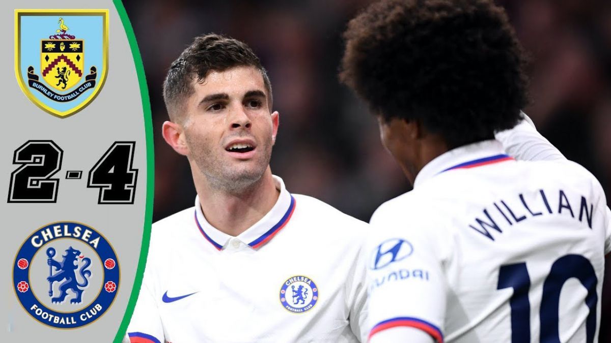 خلاصه بازی برنلی 2 - 4 چلسی