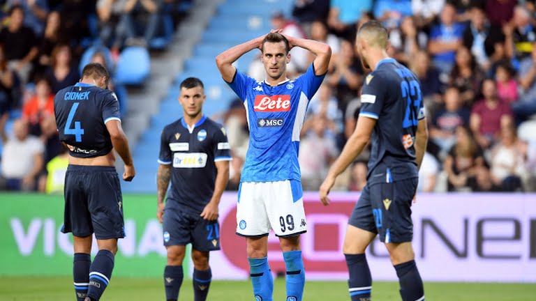 خلاصه بازی اسپال 1-1 ناپولی