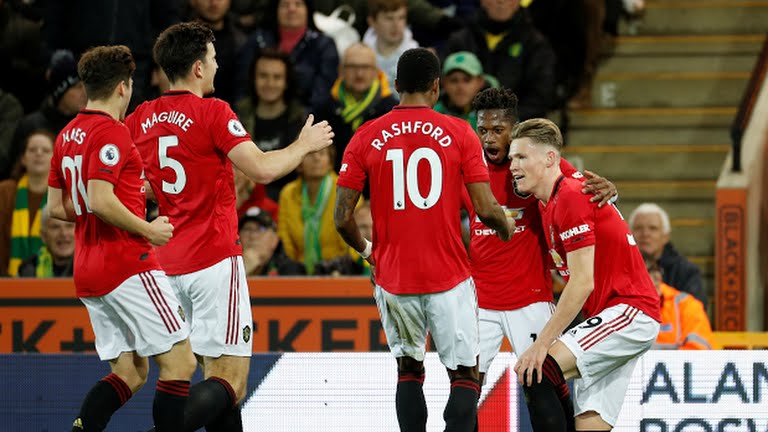 گل اول منچستر یونایتد به نوریچ (اسکات مک تامینی)