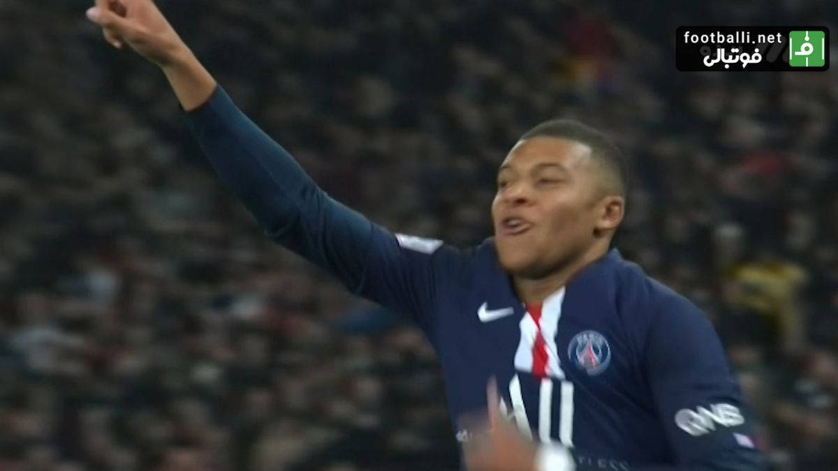 گل سوم پاری سن ژرمن به مارسی (امباپه)