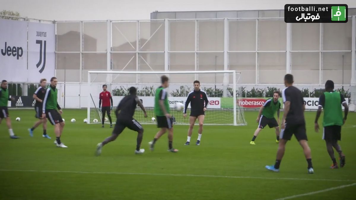 تمرینات یوونتوس برای تقابل یا جنوا