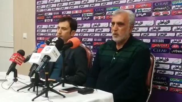 اختصاصی/ کنفرانس خبری حسین فرکی پیش از تقابل پیکان مقابل گل گهر