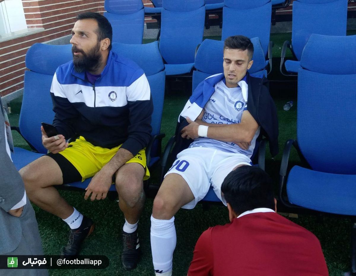 در حاشیه گلگهر-پیکان/ سجاد آشوری به بیمارستان منتقل شد