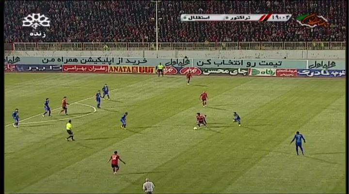 صحبت های عجیب گزارشگر بازی تراکتور و استقلال