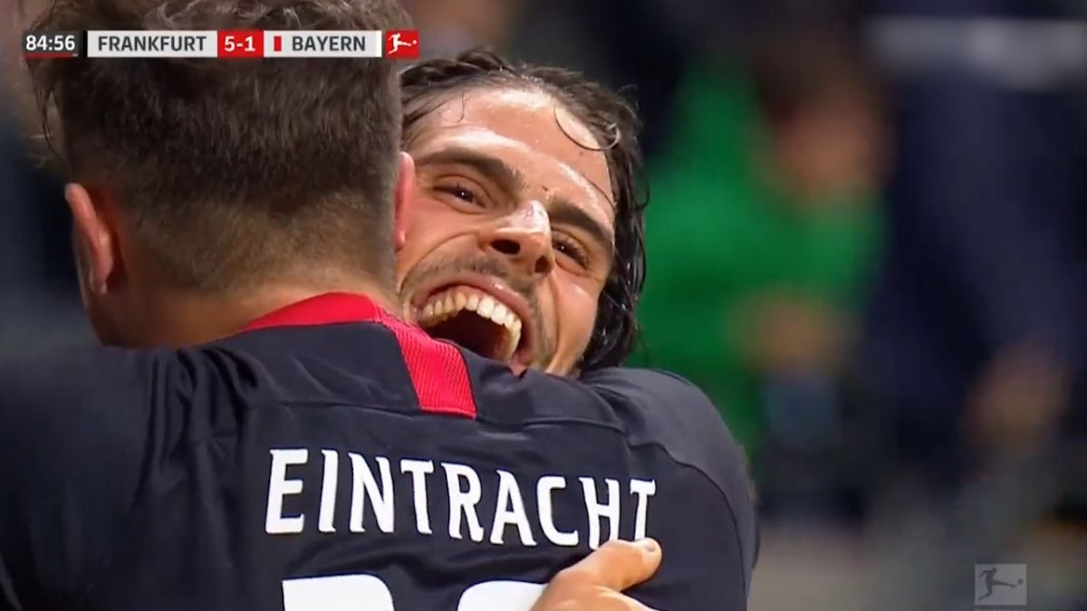 خلاصه بازی اینتراخت فرانکفورت 5-1 بایرن مونیخ